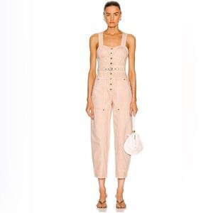 Ulla Johnson Jonah Jumpsuit in ivory. NWT. Size 8